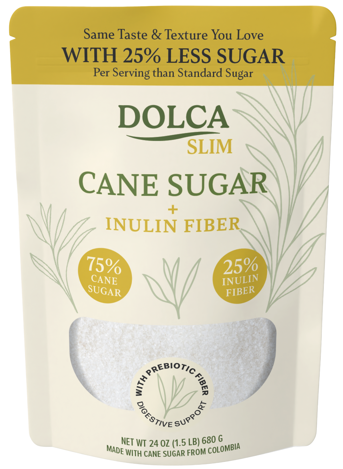 Dolca Slim - Cane Sugar + Inulin Fiber