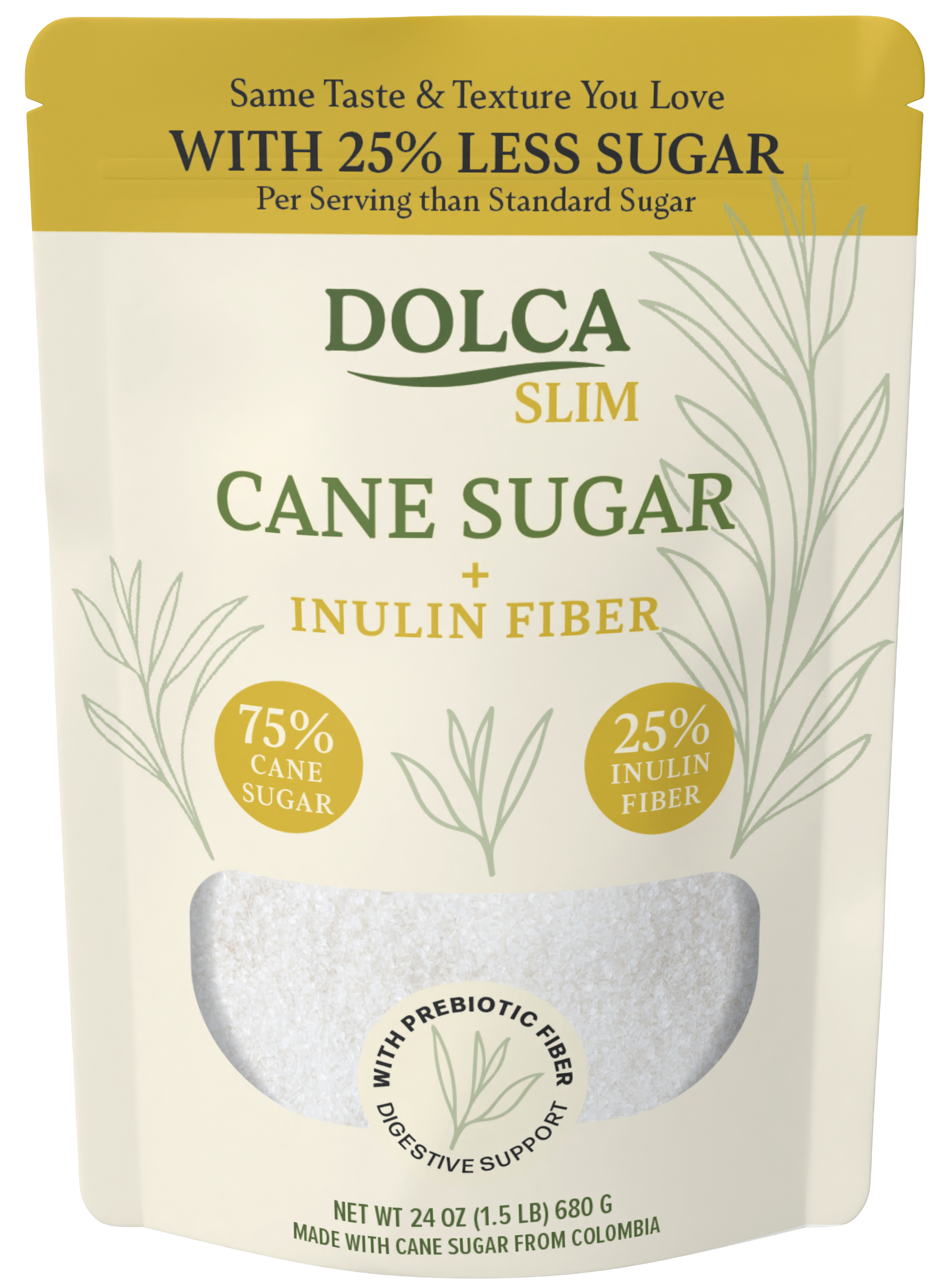 Dolca Slim - Cane Sugar + Inulin Fiber